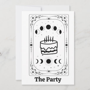 Convite Tarot Místico Fortuna Astrológico Zodíaco Celestia
