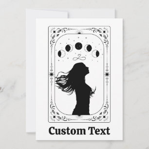 Convite Tarot Personalizado Feminista Amiga Mágica Mística