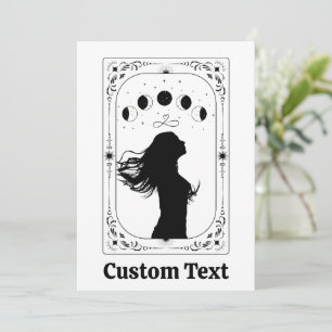 Convite Tarot Personalizado Feminista Mágico Místico Zodía