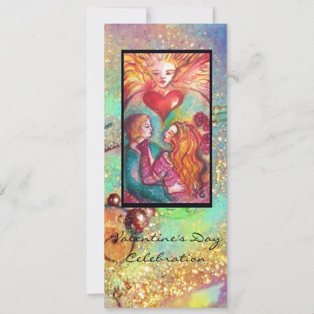 Convite TAROTS DE SOMBRAS PERDIDAS,AMANTES Dia dos Namorad (Frente)