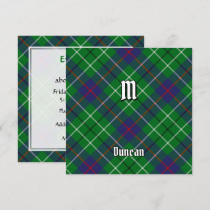 Convite Tartan do Clã Duncan
