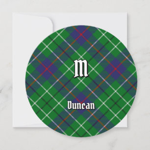 Convite Tartan do Clã Duncan