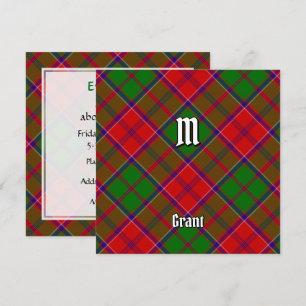 Convite Tartan do Clã Grant