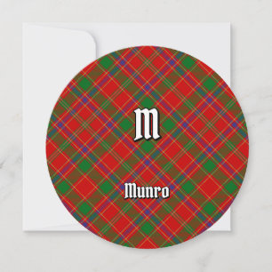 Convite Tartan do Clã Munro