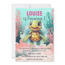 Tartaruga Cáusea Sob O Aniversário Do Mar