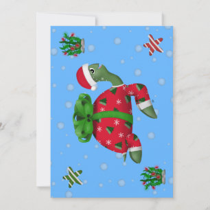 Convite Tartaruga de Natal