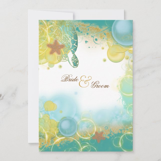 Convite Tartarugas-vivas (Frente)