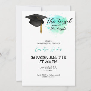 Convite Tassle Vale A Graduação De Hassle