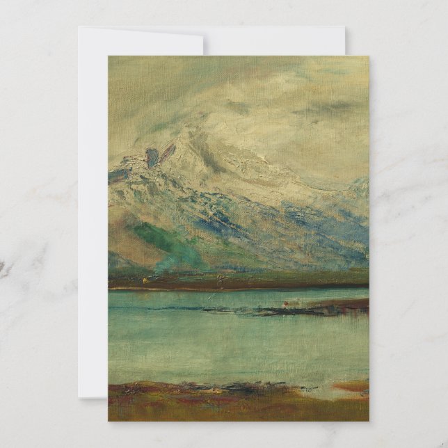 Convite Tatra Mountain Landscape by Ladislav Mednyanszky (Frente)