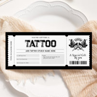 Tatuagem Obter Voucher de Bilhete de Presente Incl