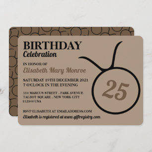 Convite Taurus, O Touro, Sinal De Estrela Zodíaca, Anivers