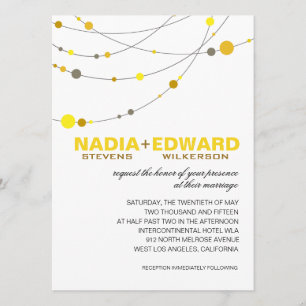 Convite :: TBA:: O na moda encalha o amarelo branco de  