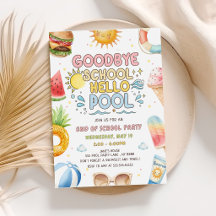 Tchau Escola, Olá Piscina, Festa de Fim de Ano
