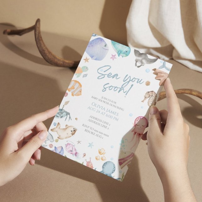 Convite Te vejo em breve chá de fraldas (Criador carregado)