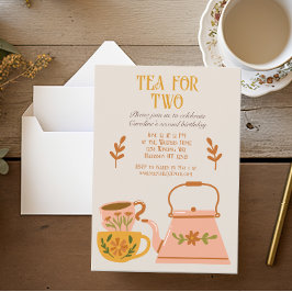 Convite Tea Para Dois Fairytales De Queda