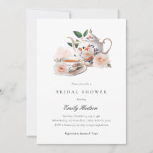 Tea Party Elegant Bridal Shower
