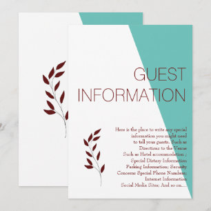 Convite Teal Monograma Geométrico Casamento Maravilhoso