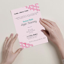 Teal Rosa, Brilhante, Chá de fraldas de Aqiqah par