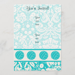 Convite Teal Voleibol