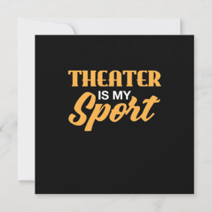 Convite Teatro É Meu Esporte