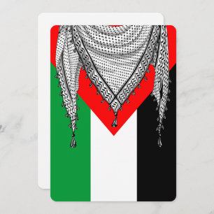 Convite Tecido Tradicional do Keffiyeh Scarf Palestino