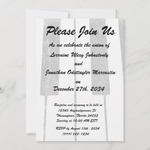 Convite teclas de teclado elétrico grunge arranhão