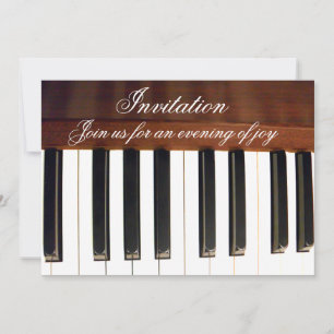 Convite Teclas Piano_