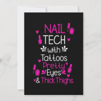 Técnico de Unhas Com Tatuagens