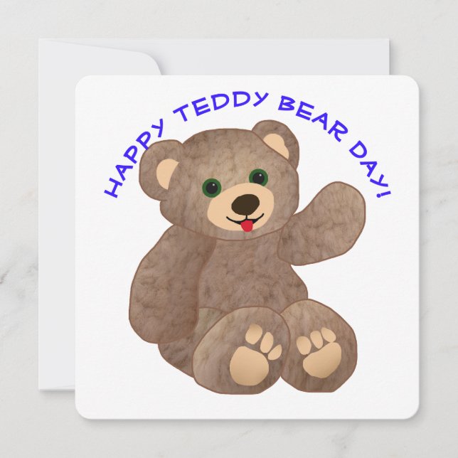 Convite Teddy Bear Day (Frente)