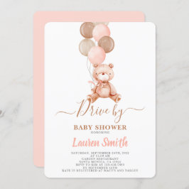 Convite Teddy Bear Drive by Chá de fraldas Girl