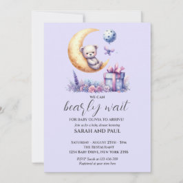 Convite Teddy Bear Podemos Esperar