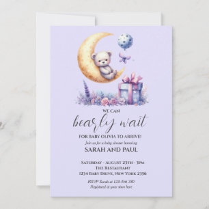 Convite Teddy Bear Podemos Esperar