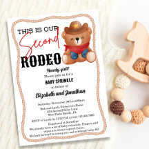 Tédio de Urso de Cowboy Rodeio Vermelho Segundo Ch