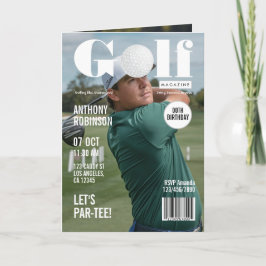 Convite Tee Time Magazine - Partido de Golfe