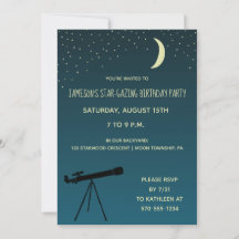 Telescópio, Astronomia Testada Festa de aniversári