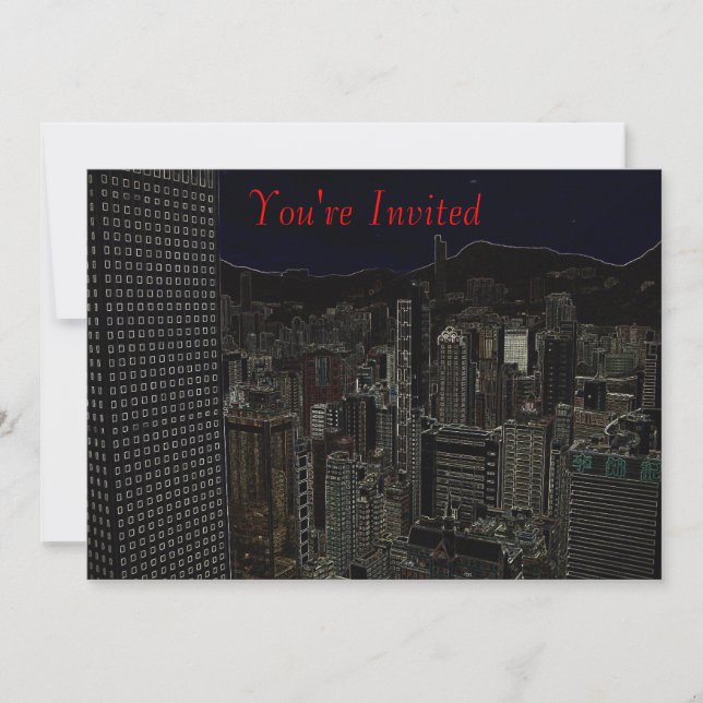 Convite Telhado da Cidade (Frente)