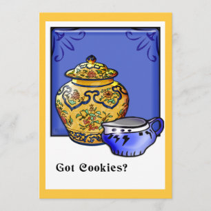 Convite Tem Cookies? (Convite de festas)