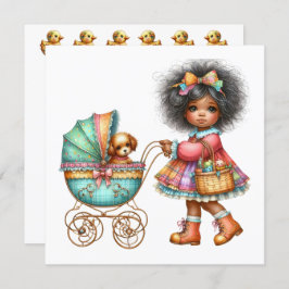 Convite Tema Carrinho de Bebê SO Precioso