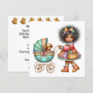 Convite Tema Carrinho de Bebê SO Precioso