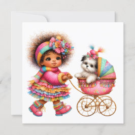 Convite Tema Carrinho de Bebê SO Precioso
