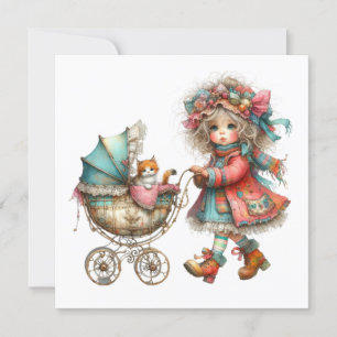 Convite Tema Carrinho de Bebê SO Precioso