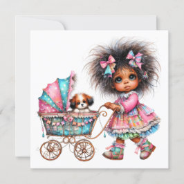 Convite Tema Carrinho de Bebê SO Precious