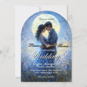 Convite Tema Celestial Love Night Sky