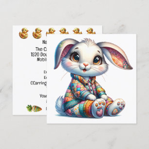 Convite Tema Coelhinho da Páscoa Precioso