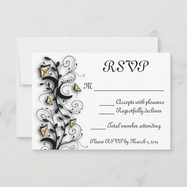 Convite Tema da Borboleta (Frente)