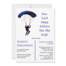 Tema de Aventura Engraçado do Partido Skydiving Ba