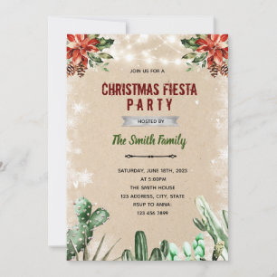 Convite tema de festa de Natal