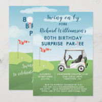 Tema de Golfe masculino da Festa de aniversário su