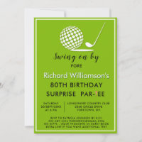 Tema de Golfe masculino da Festa de aniversário su