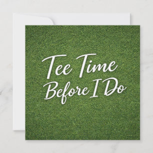 Convite Tema de Golfe Par-Tee para Solteirão   Hor